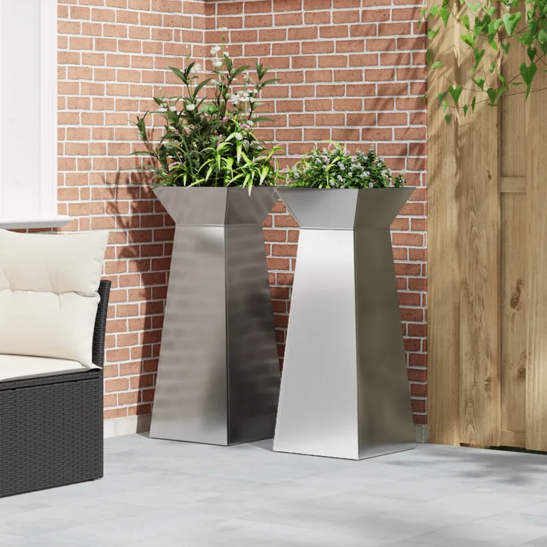 Taime alus Galvaniseeritud teras 40 x 40 x 101 cm Vastupidav