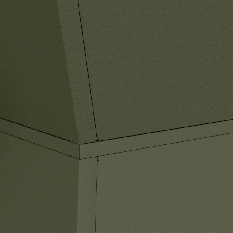 Taimealus Oliivroheline Metall 40 x 40 x 101 cm