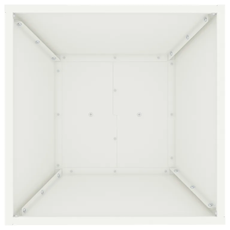 Taimealus Valge Metall 40 x 40 x 101 cm Dekoratiivsed vahetükid