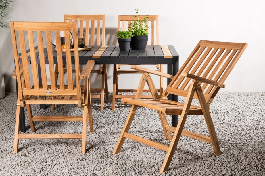 Togo ristkülikukujuline aiamööbli komplekt (alumiinium, tiigipuit), GR22761 – 11