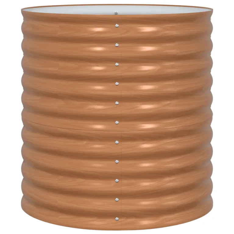 Tõstetud Aia Voodi Pruun Puidu Ilmega 80x80x81 cm Teras