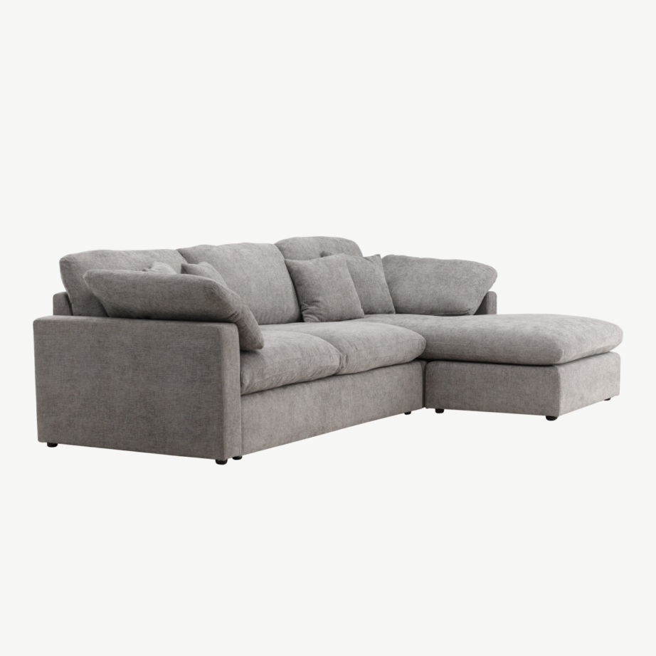 Tumehall polüesterkattega nurgadiivan Amalfi (parempoolne lamamisosa), 61995-105 – 3