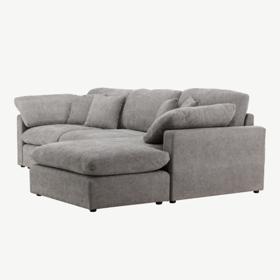 Tumehall polüesterkattega nurgadiivan Amalfi (parempoolne lamamisosa), 61995-105 – 6