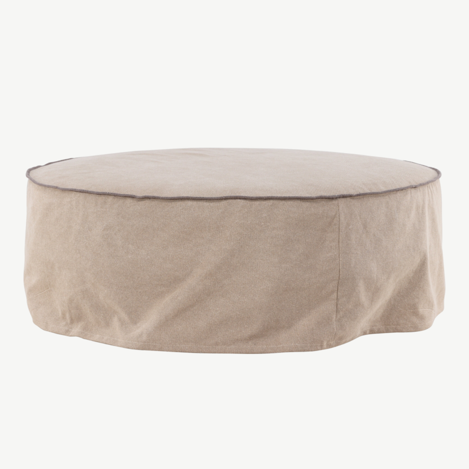 Ümmargune linane tumba Vindö (pruun, ø101 cm), 61795-103 – 6