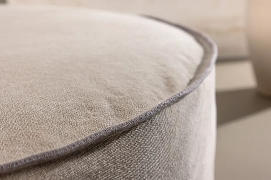 Ümmargune linane tumba Vindö (pruun, ø101 cm), 61795-103 – 11