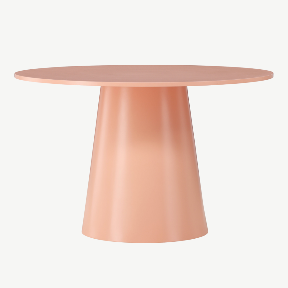 Ümmargune söögilaud Lanzo (MDF, virsik, ø120 cm), 18903-777 – 5