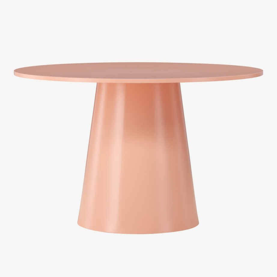 Ümmargune söögilaud Lanzo (MDF, virsik, ø120 cm), 18903-777 – 7