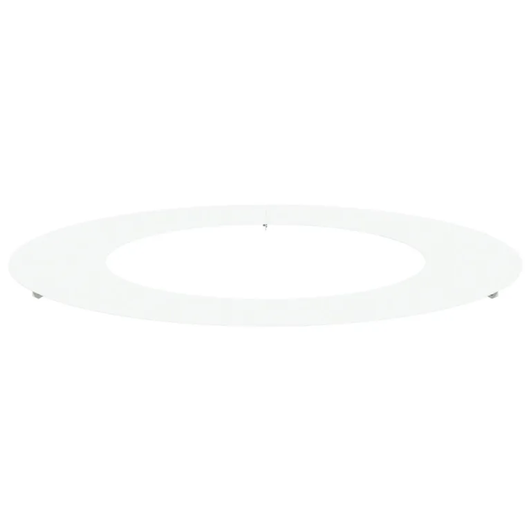 Valge Metallist Istutaja Valge Metall 80 cm diameeter