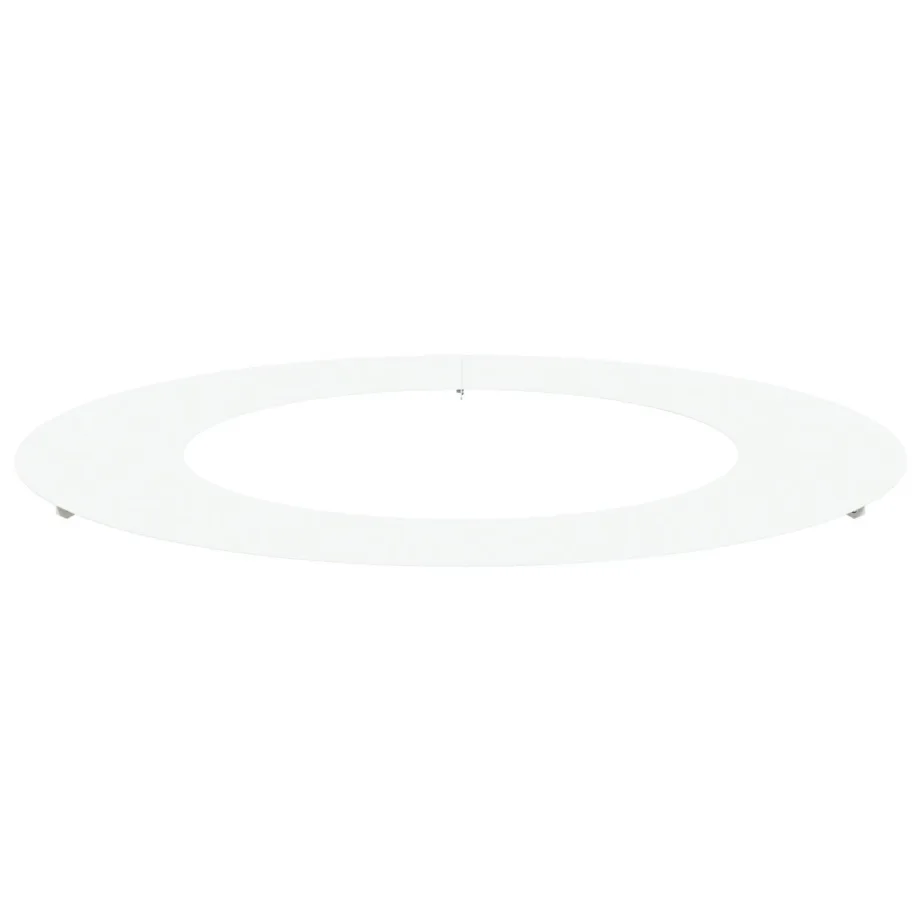 Valge Metallist Istutaja Valge Metall 80 cm diameeter
