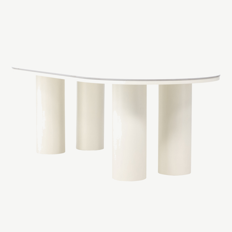Valge MDF söögilaud Havstenssund 110x220 cm (FSC-sertifikaadiga) - 61783-707