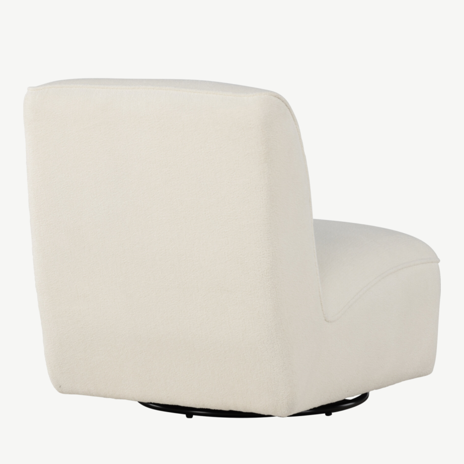 Valge buklee tugitool My (ümara kujuga, metalljalgadel), 62043-101 – 4