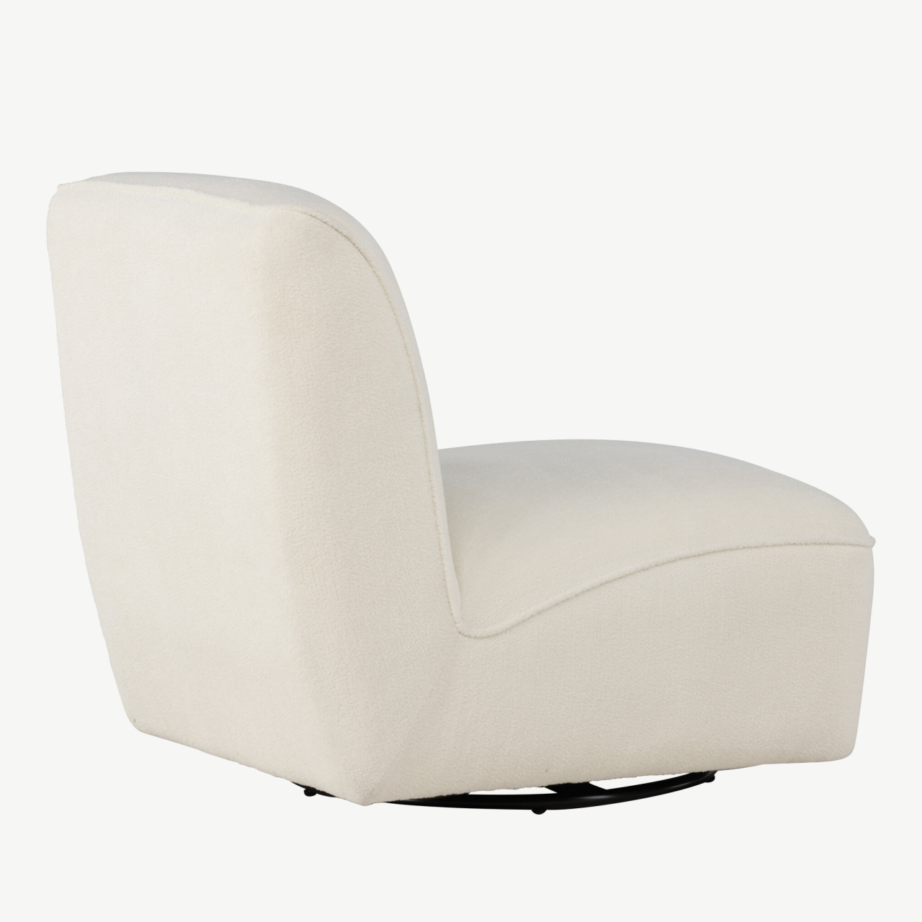 Valge buklee tugitool My (ümara kujuga, metalljalgadel), 62043-101 – 5