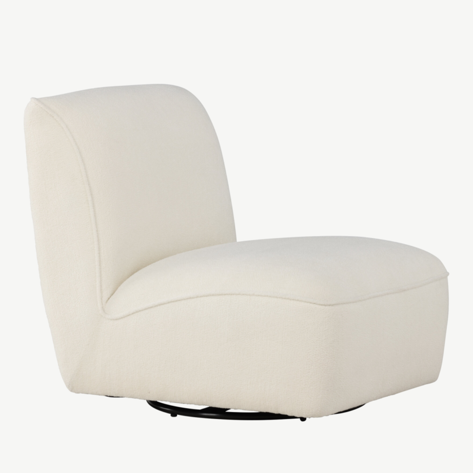 Valge buklee tugitool My (ümara kujuga, metalljalgadel), 62043-101 – 6