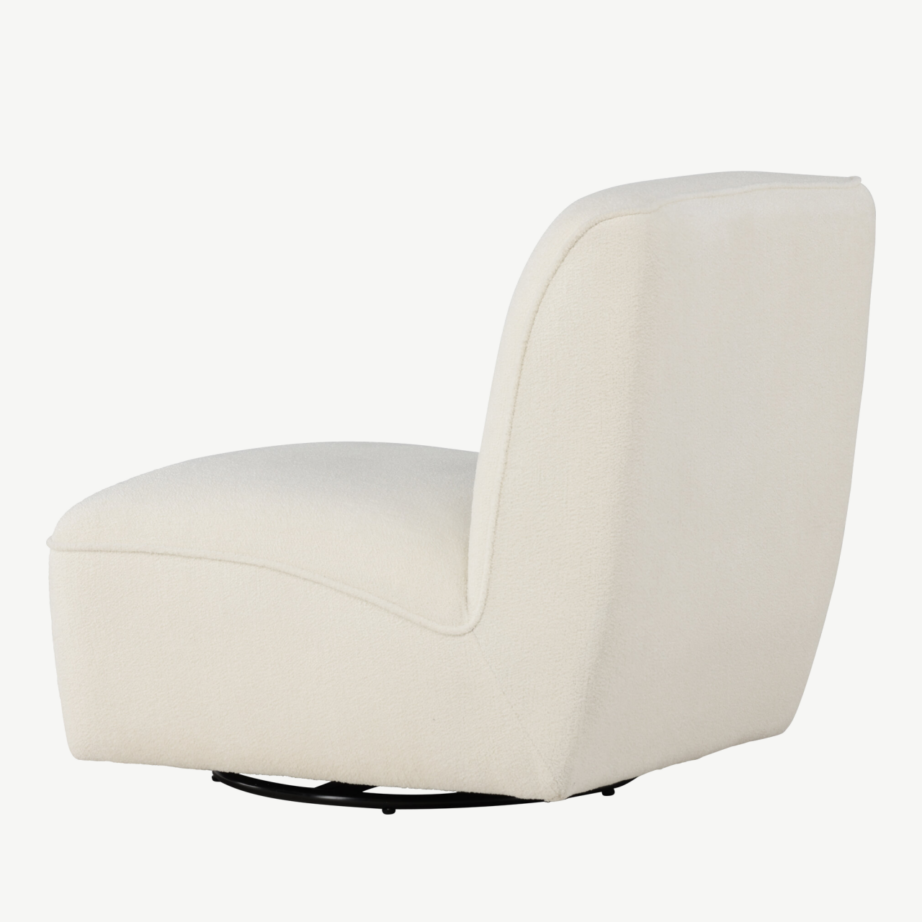 Valge buklee tugitool My (ümara kujuga, metalljalgadel), 62043-101 – 11