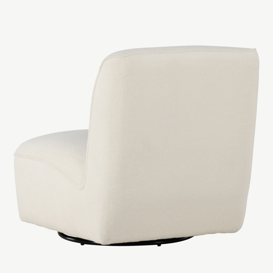 Valge buklee tugitool My (ümara kujuga, metalljalgadel), 62043-101 – 12