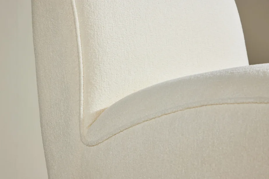 Valge buklee tugitool My (ümara kujuga, metalljalgadel), 62043-101 – 16