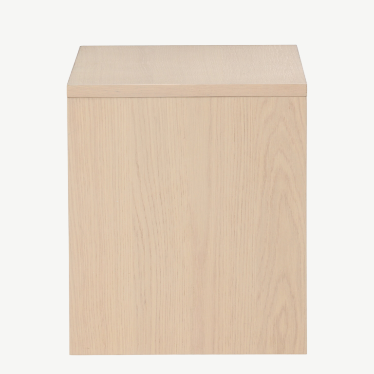 Valge peitsiga MDF abilaua Juni (58x35 cm) - 62059-130