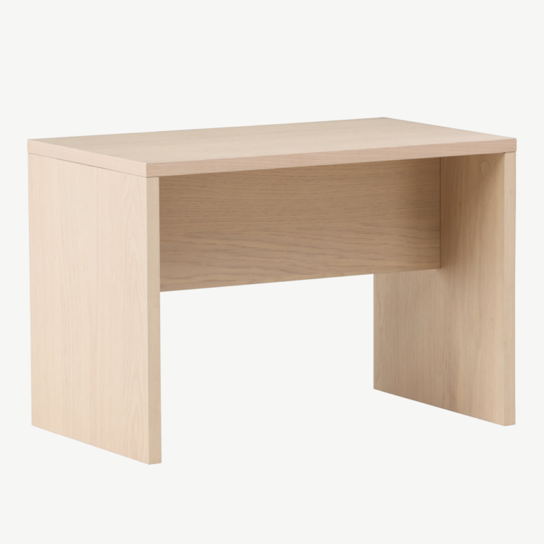 Valge peitsiga MDF abilaua Juni (58x35 cm) - 62059-130