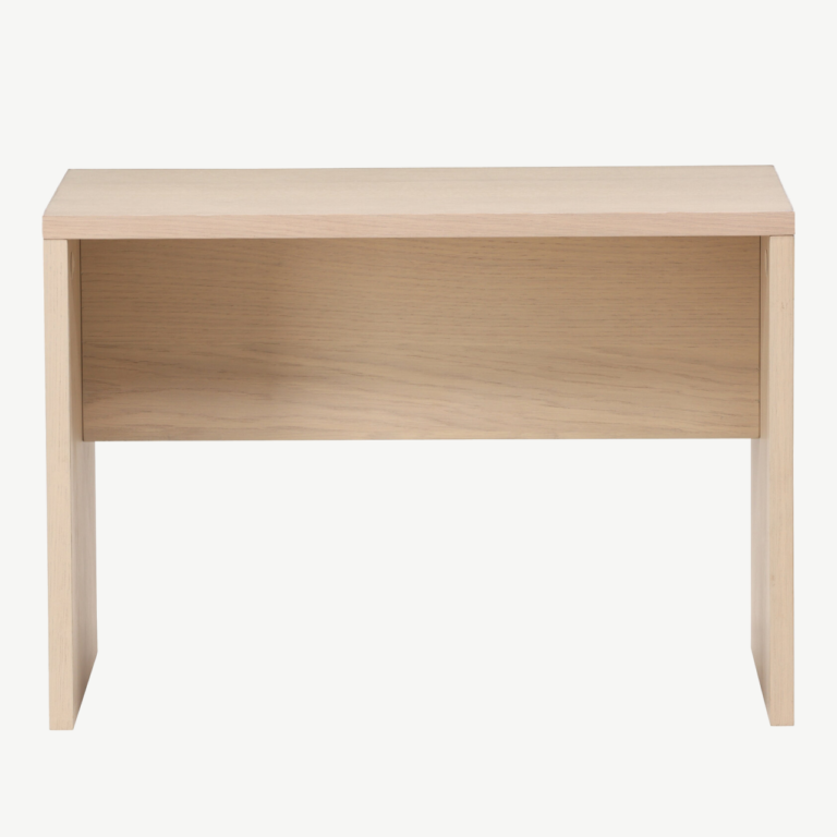 Valge peitsiga MDF abilaua Juni (58x35 cm) - 62059-130