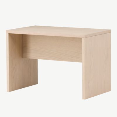 Valge peitsiga MDF abilaua Juni (58x35 cm) - 62059-130