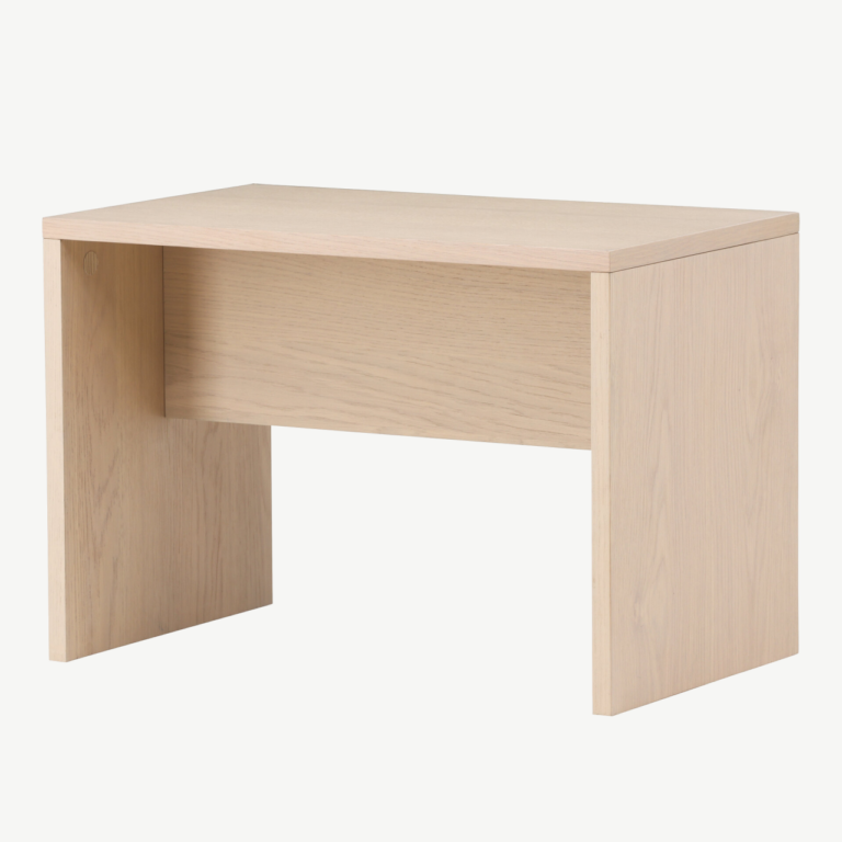 Valge peitsiga MDF abilaua Juni (58x35 cm) - 62059-130