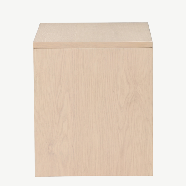 Valge peitsiga MDF abilaua Juni (58x35 cm) - 62059-130