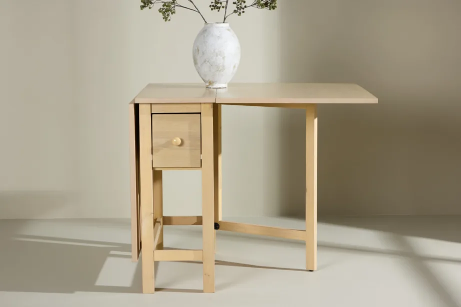 Valge peitsiga pikendatav söögilaud Edward (MDF, 80–150×80 cm), 61913-130 – 9