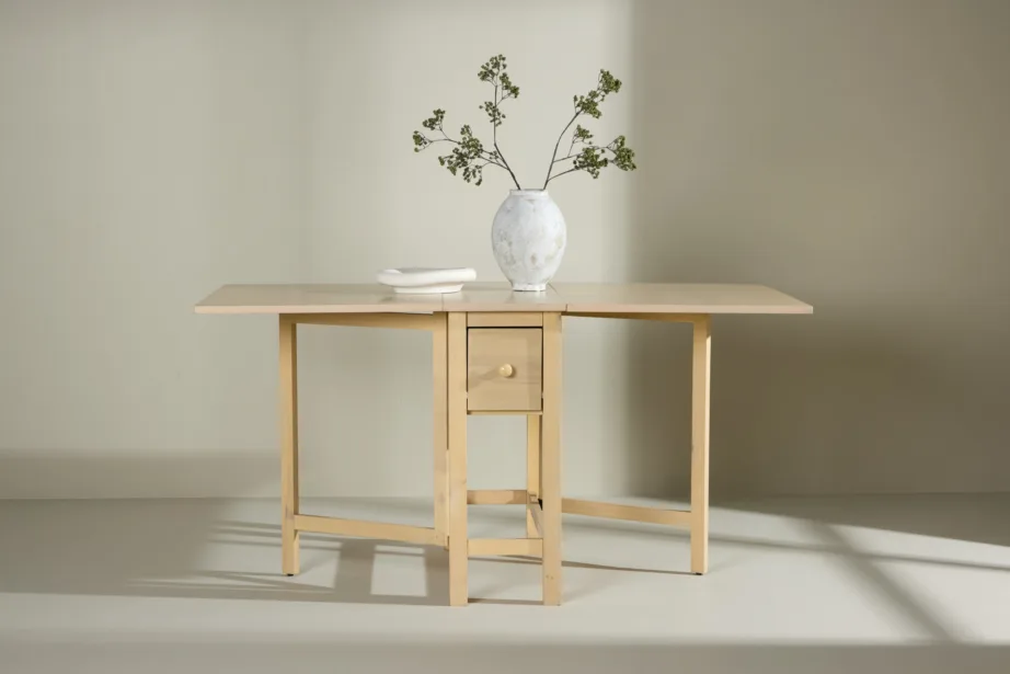 Valge peitsiga pikendatav söögilaud Edward (MDF, 80–150×80 cm), 61913-130 – 12