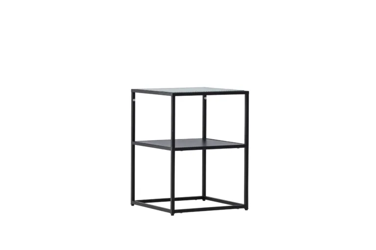 Minimalistlik mustast metallist abilauake Sao Paulo klaaspinnaga - 30124-100