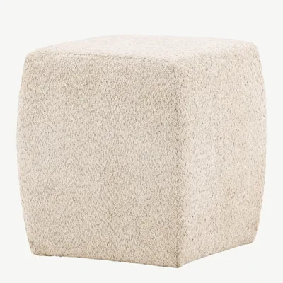 Neapeli beežist buklee-kangast tumba (40 × 45 cm) - 30040-125