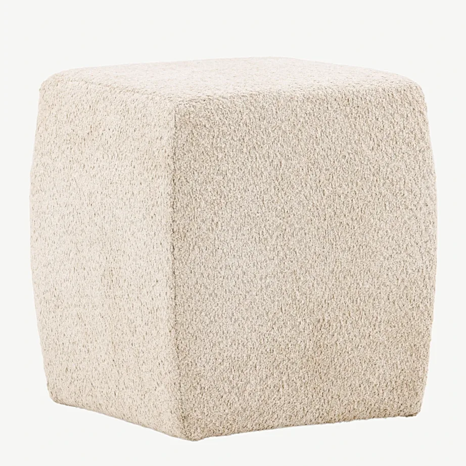 Neapeli beežist buklee-kangast tumba (40 × 45 cm), 30040-125 – 3