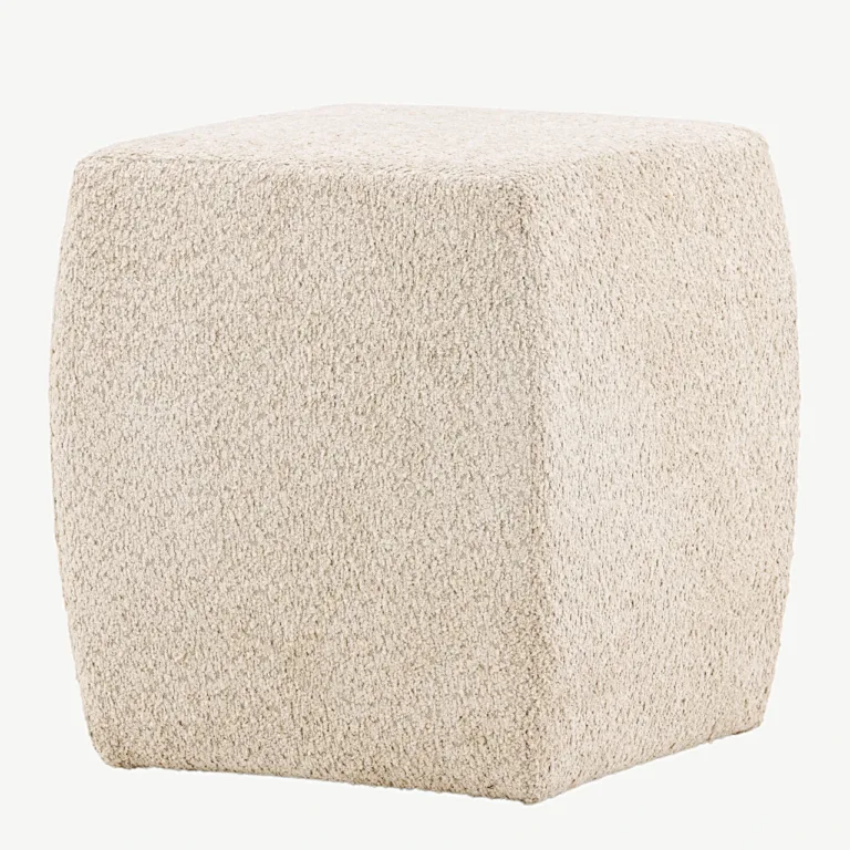 Neapeli beežist buklee-kangast tumba (40 × 45 cm) - 30040-125
