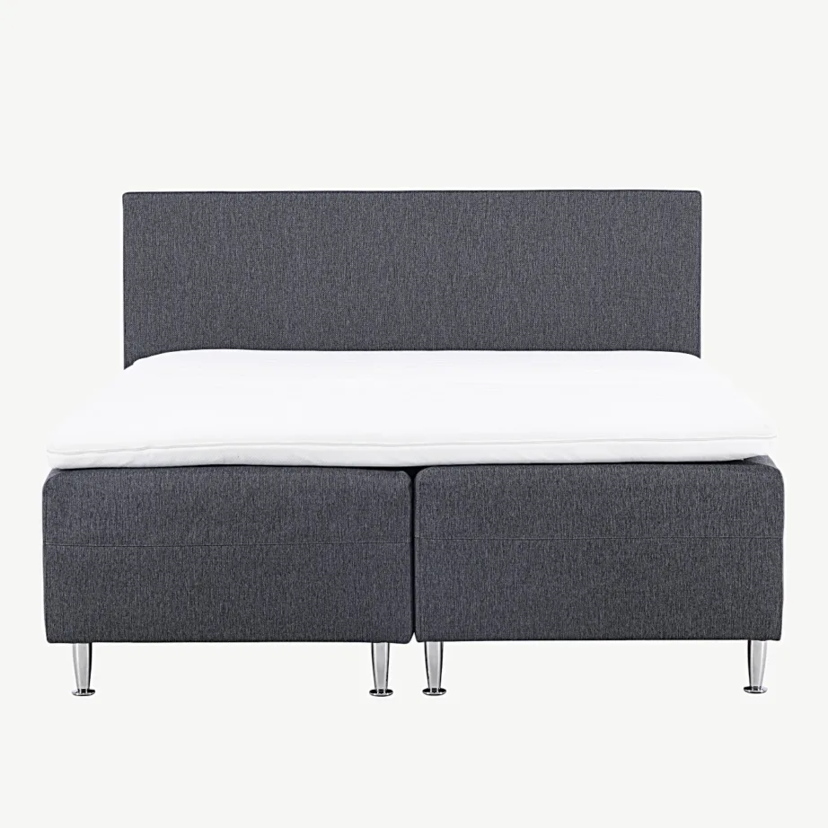 Tumehalli polüpropüleenkangaga kaheinimesevoodi Mesa, peatsiga (180×200 cm, plastist jalad), 30102-103 – 4