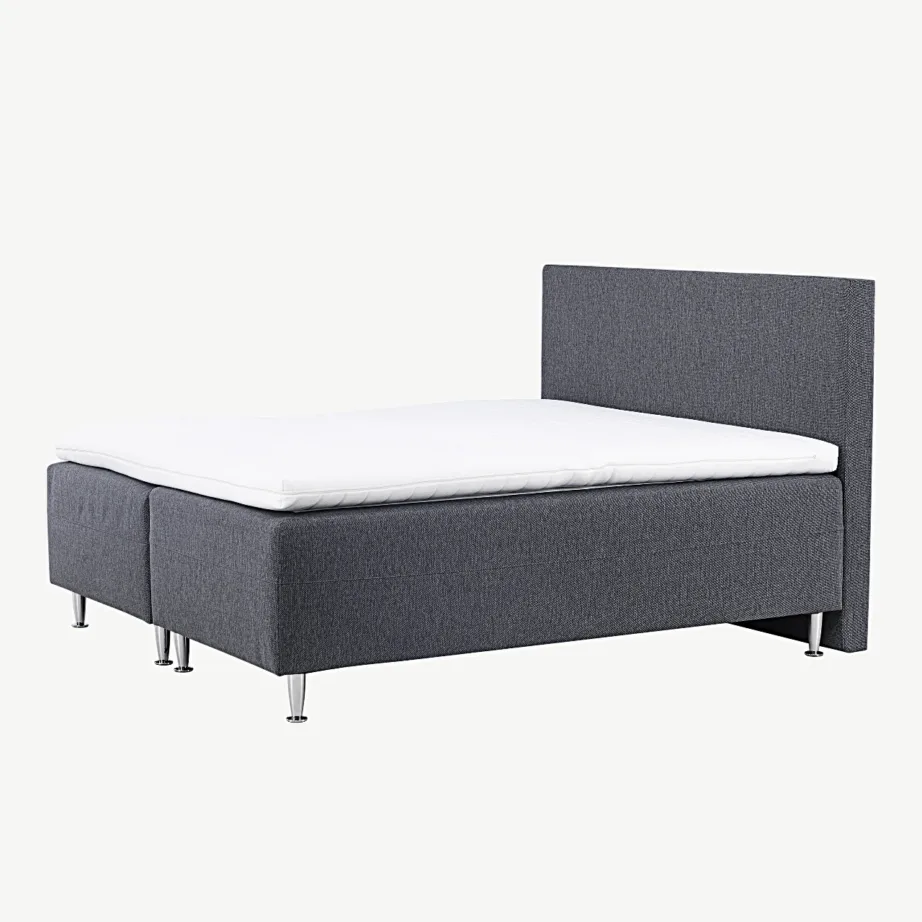 Tumehalli polüpropüleenkangaga kaheinimesevoodi Mesa, peatsiga (180×200 cm, plastist jalad), 30102-103 – 6