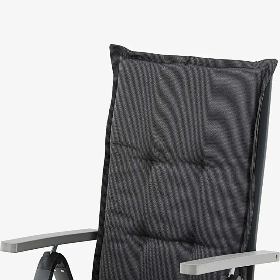 Reguleeritava seljatoega tumehall aiatooli istmepadi peatoega (polüester, 116 × 46 cm), 3102-305 – 5