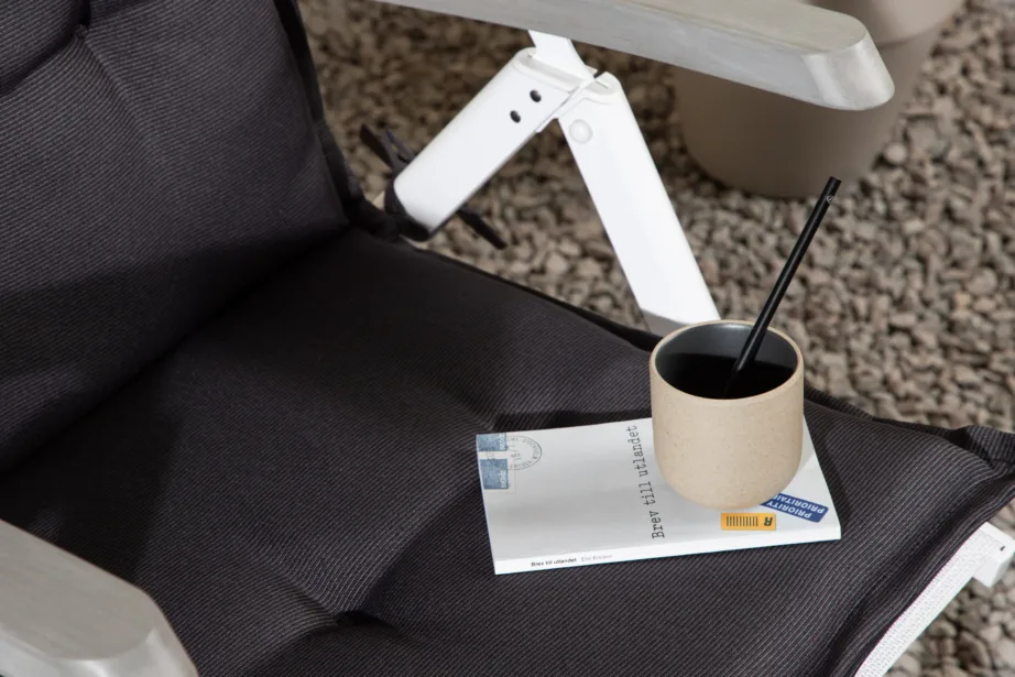 Reguleeritava seljatoega tumehall aiatooli istmepadi peatoega (polüester, 116 × 46 cm), 3102-305 – 8