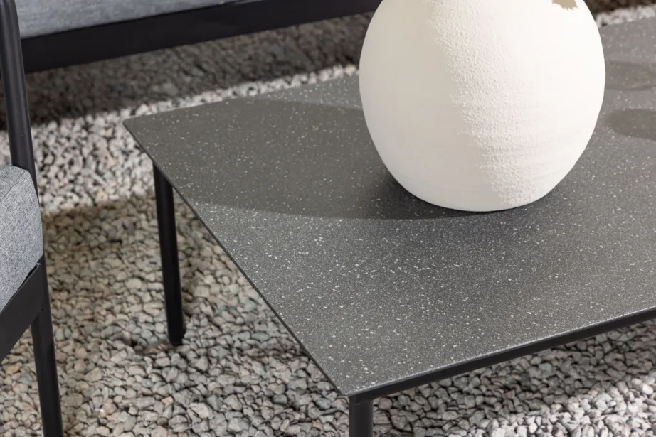 Pehnna terasest aialounge-komplekt hallide patjadega (diivan, 2 tugitooli, laud), 6068-002 – 9