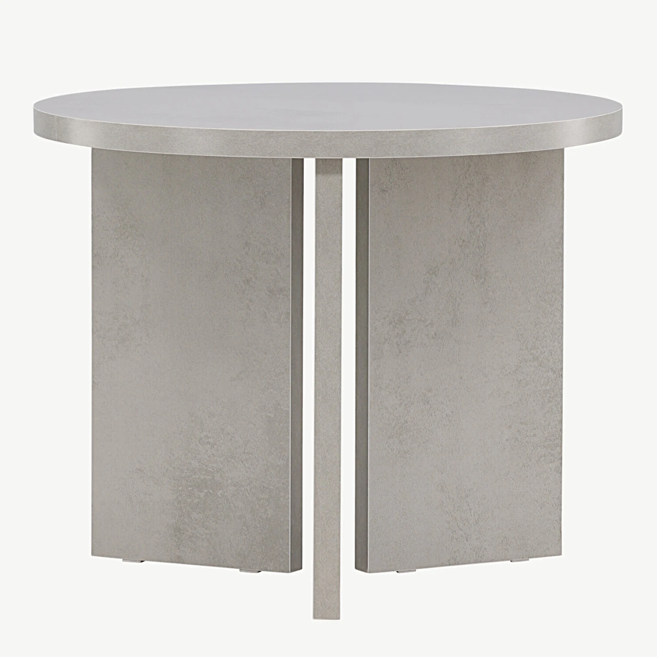 Ümmargune diivanilaud Söderhamni MDF, hõbedane hall, ø55 cm - 61190-331