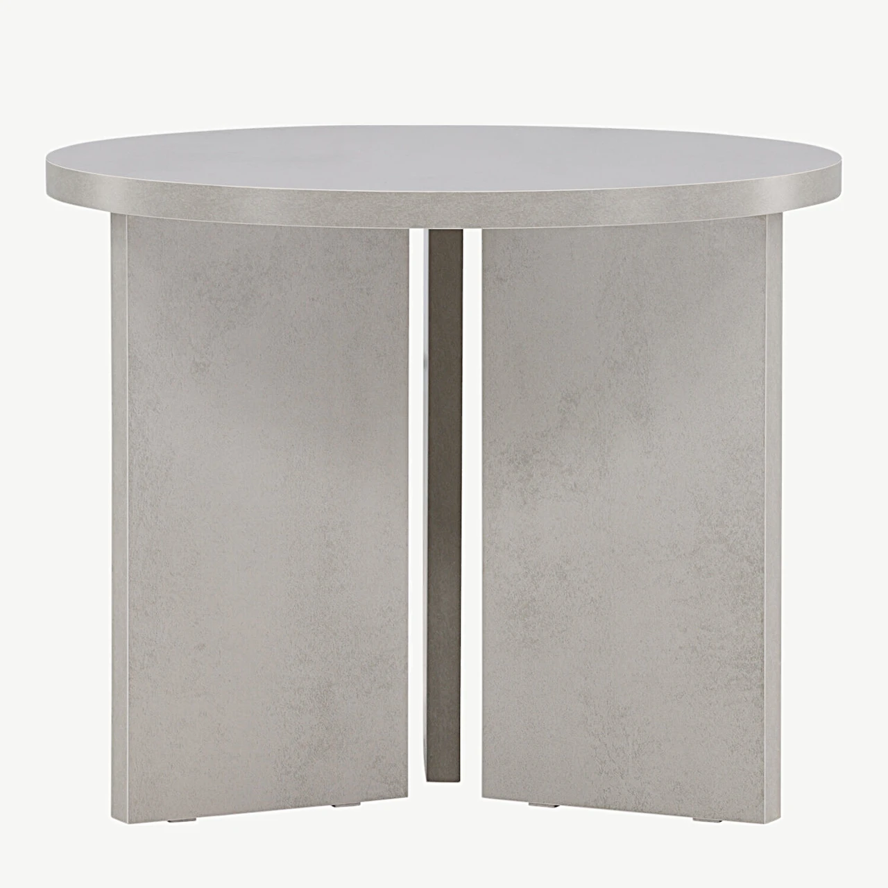 Ümmargune diivanilaud Söderhamni MDF, hõbedane hall, ø55 cm - 61190-331