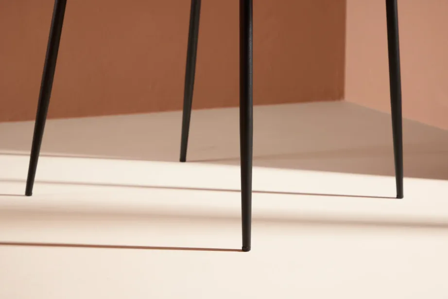 Roostepunase buklee kangaga söögitool Modesto mustade terasjalgadega, 61287-140 – 11