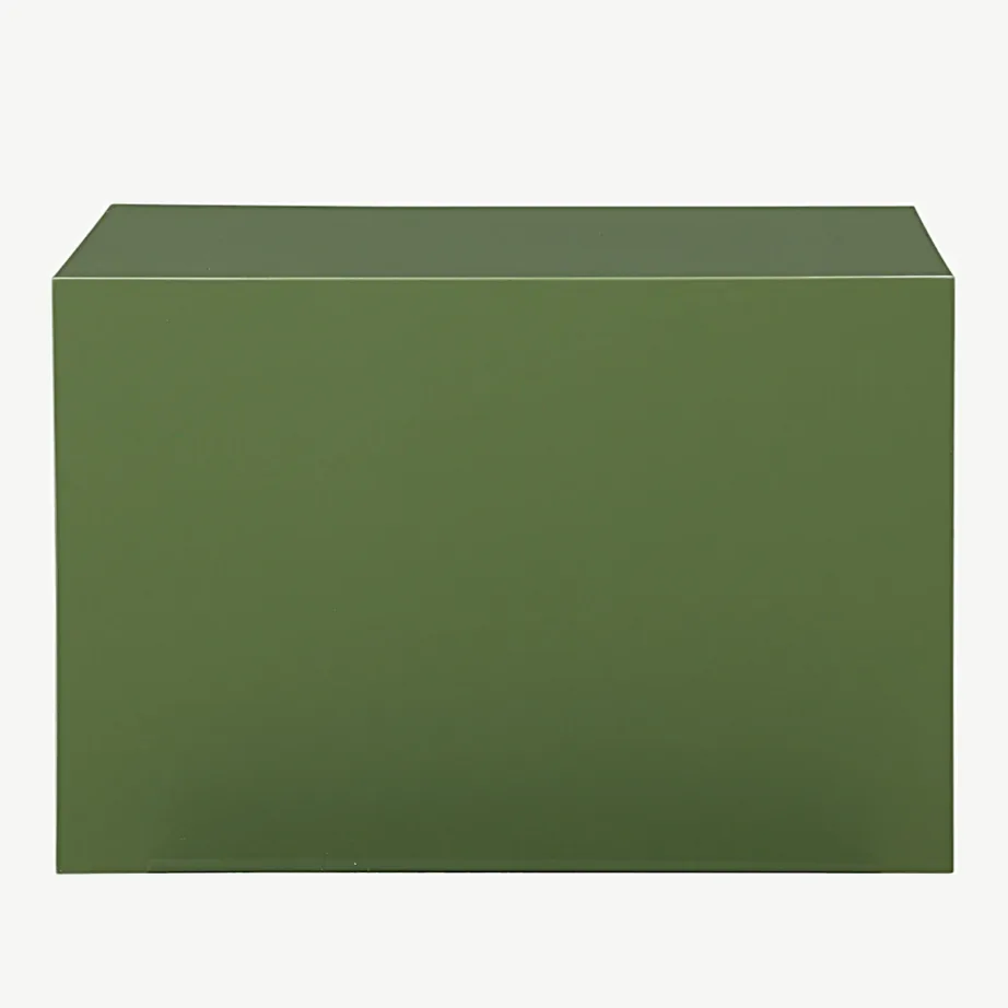 Läikiva viimistlusega tumeroheline madal diivanilaud York (MDF), 61289-117 – 2