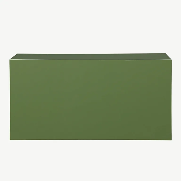 Läikiva viimistlusega tume rohelise tooniga MDF-diivanilaud York - 61289-117