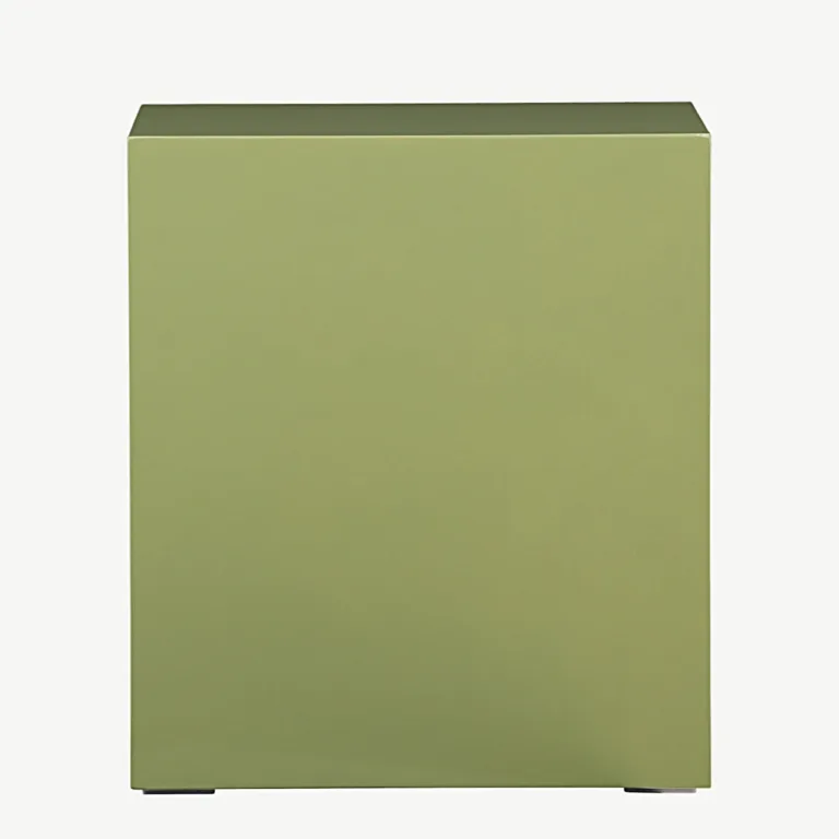 Läikiv heleroheline MDF-ist diivanilaud York (40 × 40 × 45 cm) - 61290-225
