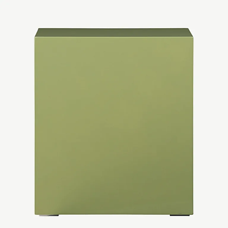 Läikiv heleroheline MDF-ist diivanilaud York (40 × 40 × 45 cm) - 61290-225