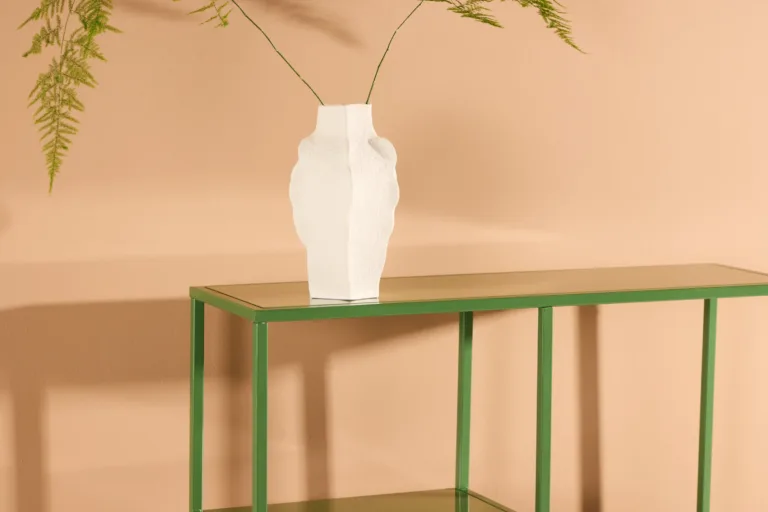 Rohelisest terasest raamaturiiul Staal, 80 × 26 × 164 cm - 61296-225