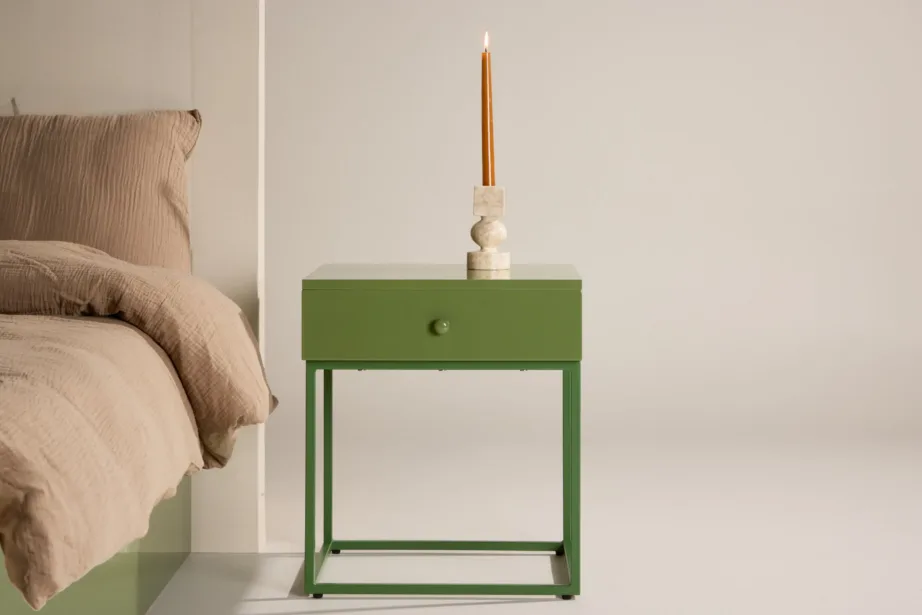 Roheline metallist öökapp Bakali kollektsioonist (MDF, teras, sahtliga), 61298-225 – 7