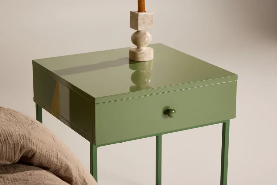 Roheline metallist öökapp Bakali kollektsioonist (MDF, teras, sahtliga), 61298-225 – 9