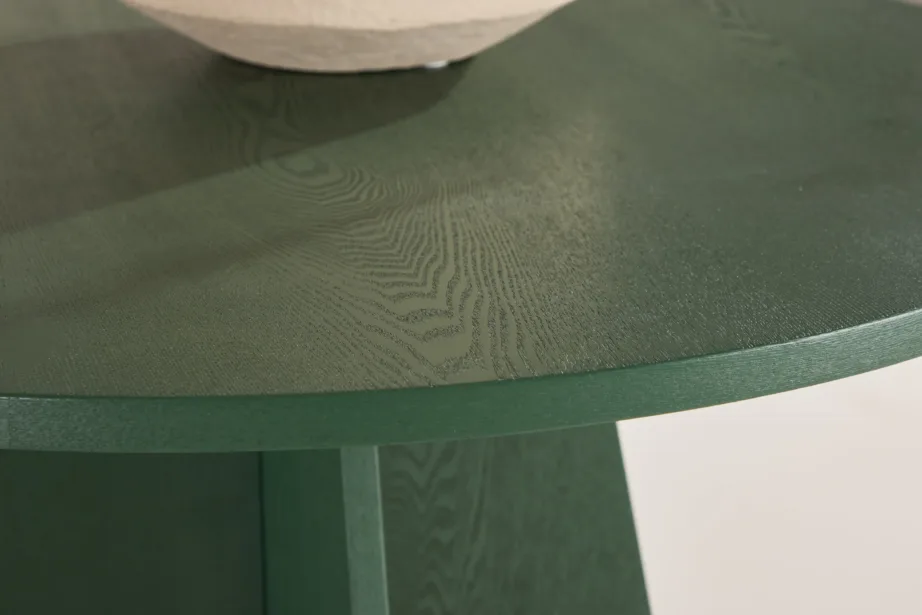 Oliiviroheline ümmargune söögilaud Bootcut, ø110 cm (MDF), 61826-116 – 8