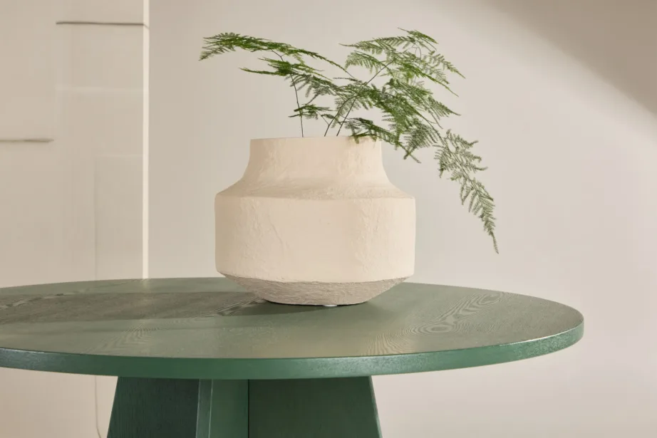 Oliiviroheline ümmargune söögilaud Bootcut, ø110 cm (MDF), 61826-116 – 12