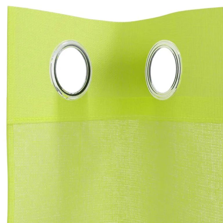 Voile kardinad rõngastega 2 tk Apple Green 140x260 cm - Image 5